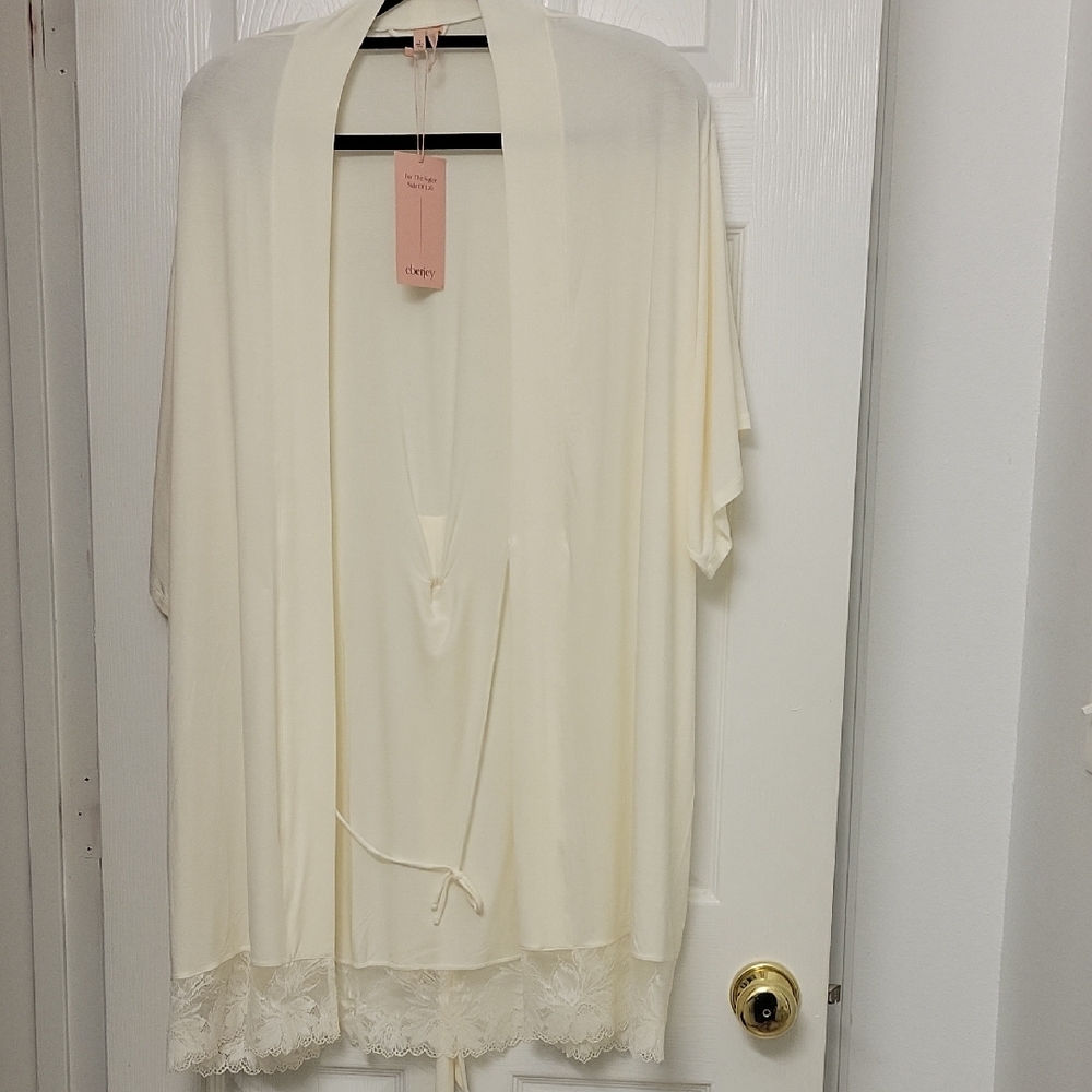 Eberjey Rosalia Elevated Robe Small NWT